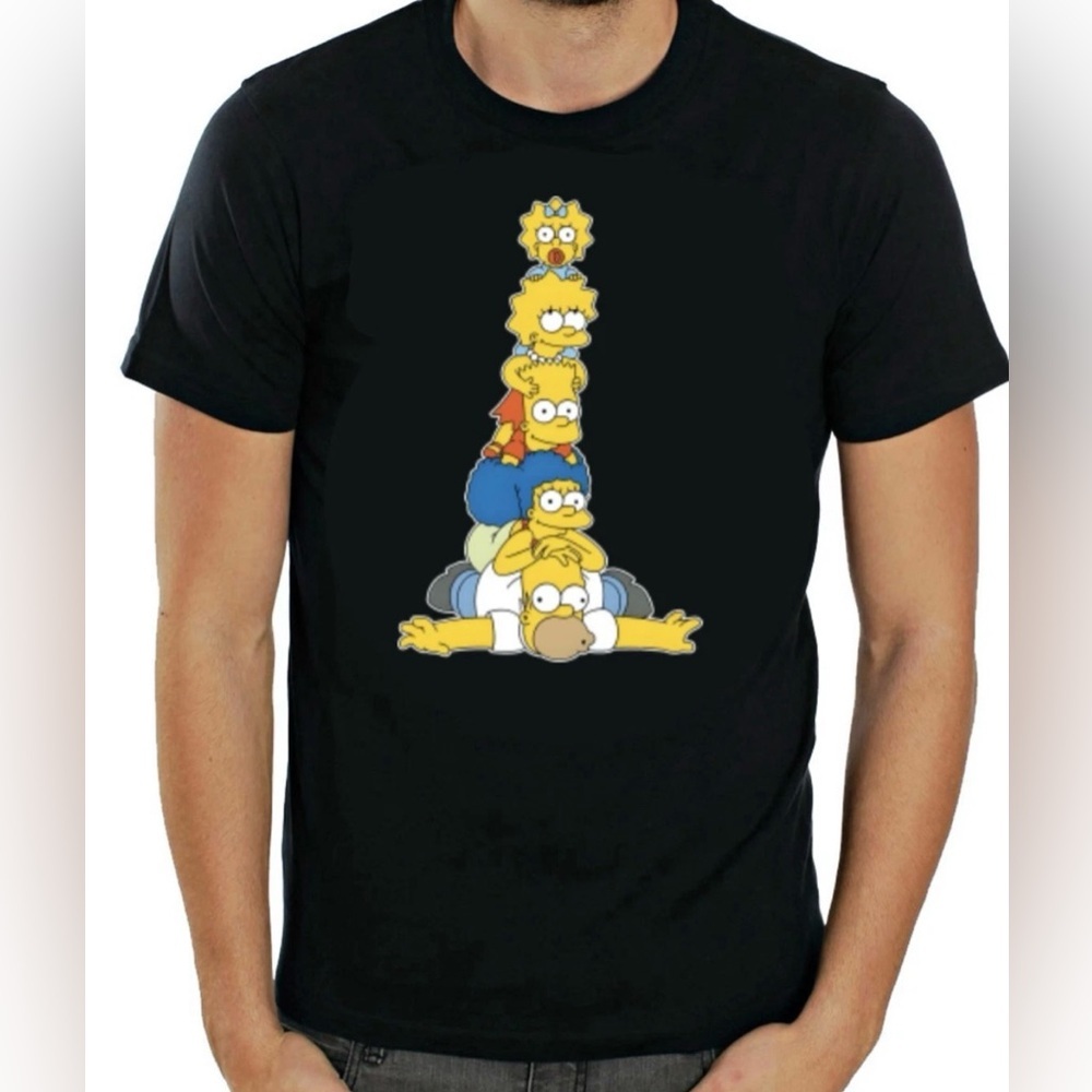 The Simpsons Totem graphic tee shirt